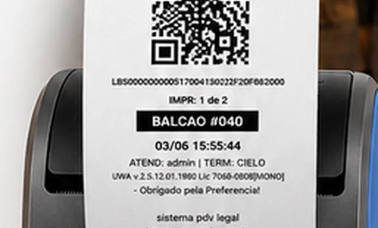 Ticket individual com QR Code emitido no evento